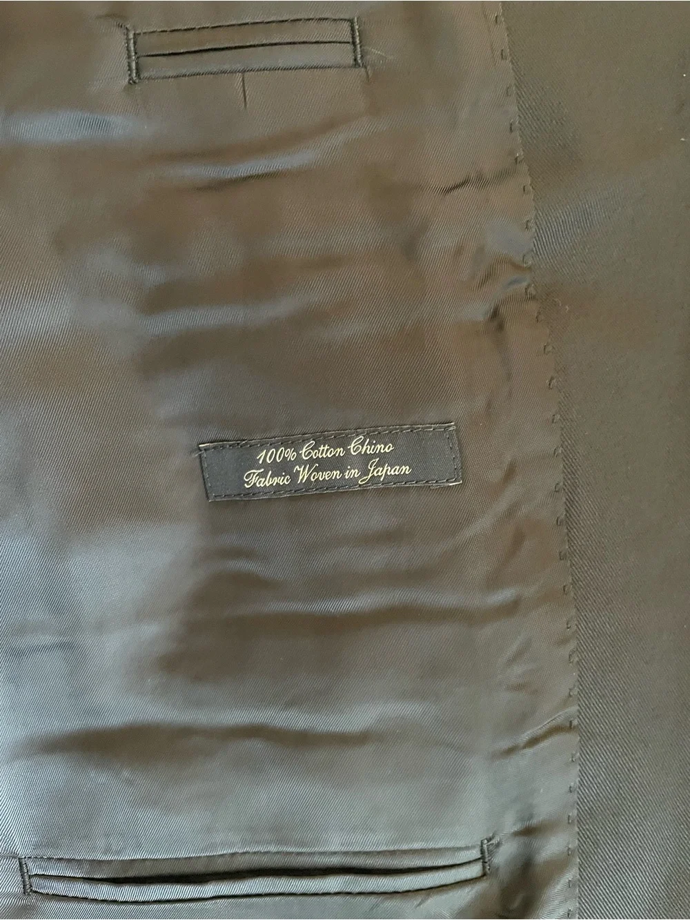 J. CREW Ludlow Slim-fit suit jacket in Japanese cotton chino Navy 40R $398 CQ521